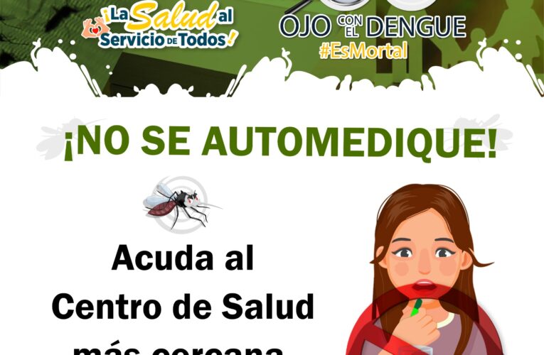 Identifica oportunamente los signos de alarma del dengue