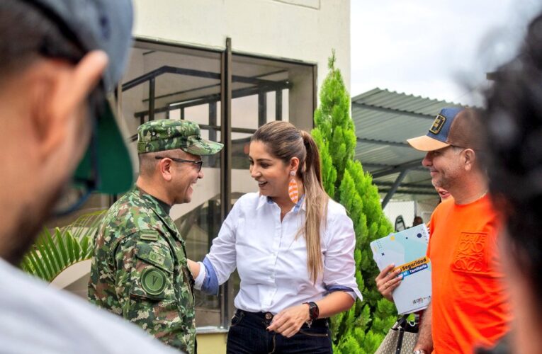 Exitosa reunión entre la Gobernadora del Tolima y el Comandante de la Sexta Brigada del Ejército Nacional