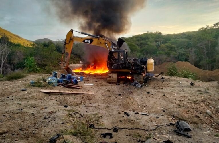 Operativo contra minería ilegal frena daño ambiental en zona protectora del río Saldaña
